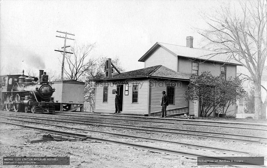 Postcard: Railroad Station, Oaklawn, Rhode Island